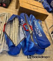 Sahne Arkası Curved Backdrop Stand 600x215cm - Görsel 4