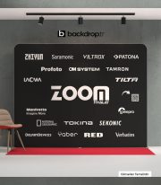 Sahne Arkası Backdrop Stand 1000x230cm