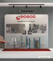 Sahne Arkası Backdrop Stand 700x300cm