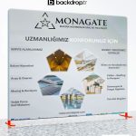 Sahne Arkası Backdrop Stand 1000x300cm