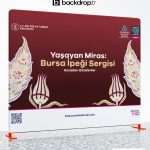 Sahne Arkası Backdrop Stand 800x230cm