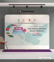 Sahne Arkası Backdrop Stand 1000x250cm