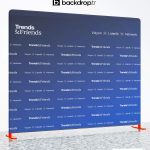 Sahne Arkası Backdrop Stand 900x250cm